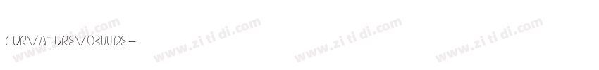 Curvature v03 Wide字体转换